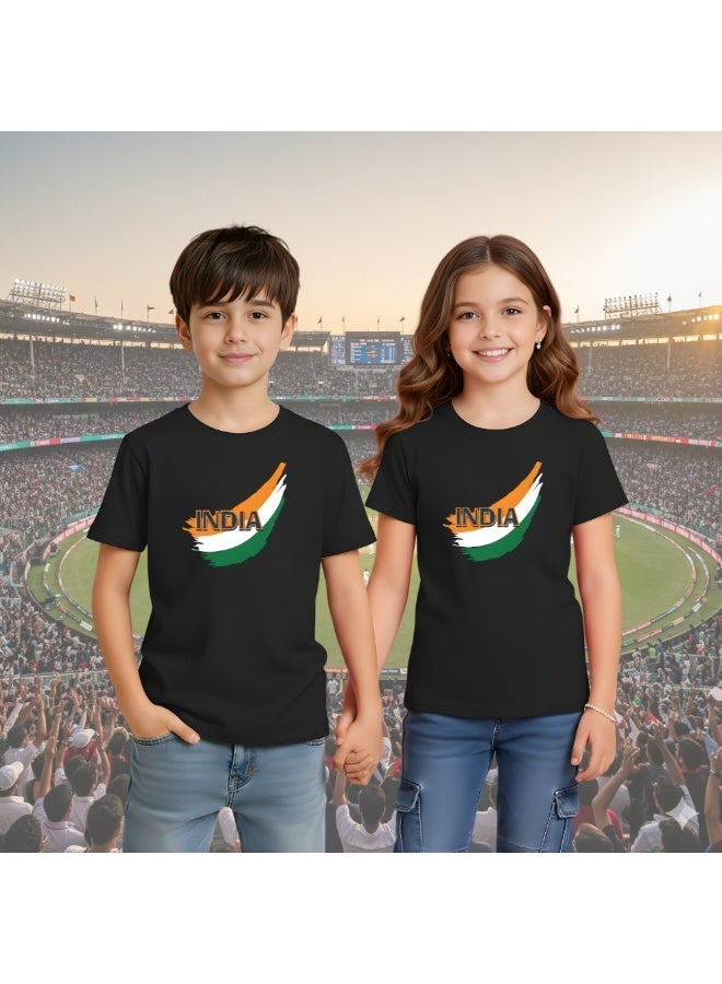India Cricket World Fans Tshirts Supporting The India Jersey Tshirts For Men,Women,Kids To Win The Cup - Image 4